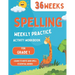 Spelling Weekly Practice for 1st Grade: 36 Weeks Of Spelling Activities Learn to Write and Spell Essential Words Over 200 Words Kids Need To Know By 1