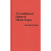 Constitutional History of Habeas Corpus