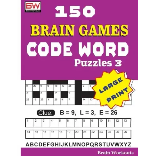 150 Brain Games - CODE WORD Puzzles 3