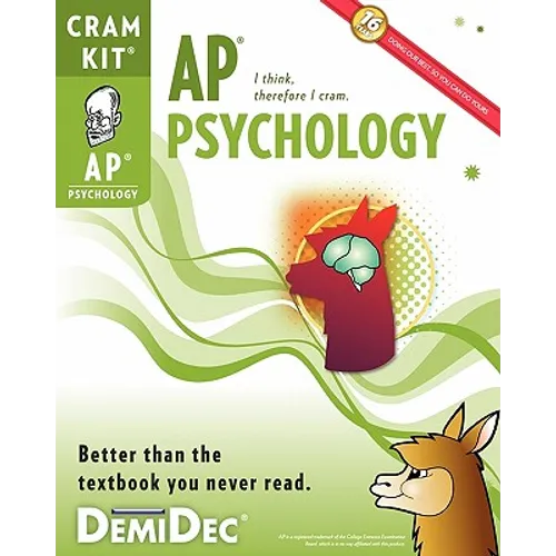 AP Psychology Cram Kit: Better than the textbook you never read.