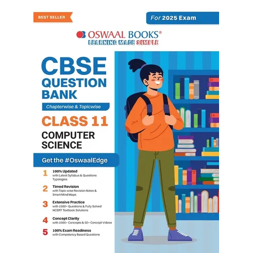 Oswaal CBSE Question Bank Class 11 Computer Science, Chapterwise and Topicwise Solved Papers For 2025 Exams