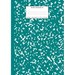 Marble Notebook A4: Teal Marble College Ruled Journal