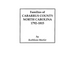 Families of Cabarrus County, North Carolina, 1792-1815