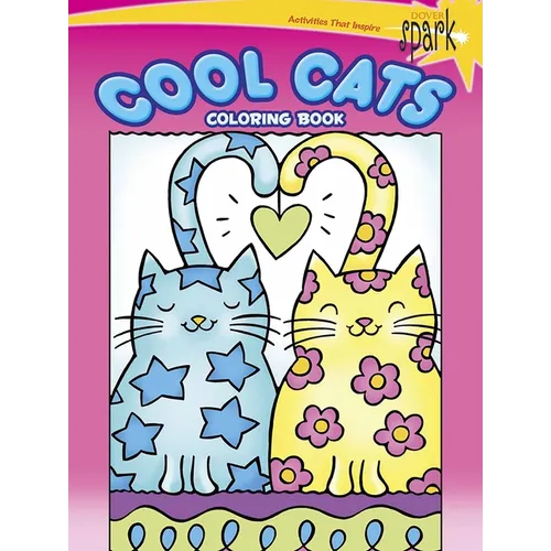 Spark Cool Cats Coloring Book