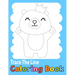 Trace The Line Coloring Book: trace and color books for kids-A Fun Cutting Practice Activity Book for Toddlers and Kids- Vol 1