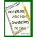 Nostalgic Large Print Cryptograms: The 1950s