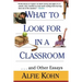 What to Look for in a Classroom: ...and Other Essays