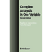 Complex Analysis in One Variable