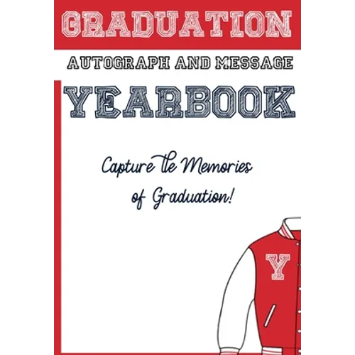 School Graduation Yearbook: Sections: Autographs, Messages, Photos & Contact Details