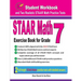 STAAR Math Exercise Book for Grade 7: Student Workbook and Two Realistic STAAR Math Tests