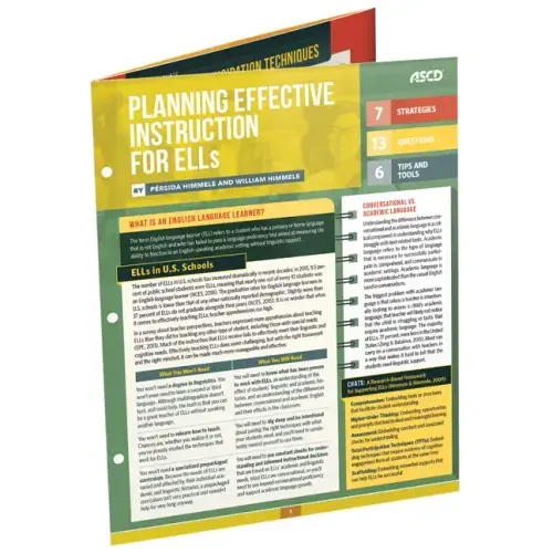 Planning Effective Instruction for Ells (Quick Reference Guide)