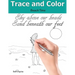 Trace and Color: Beach Time: Adult Activity Book