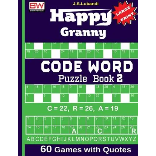 Happy Granny (CODE WORD) Puzzle Book