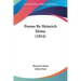 Poems By Heinrich Heine (1854)