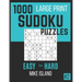 1000 Large Print Sudoku Puzzles: Sudoku Puzzle Book For Adults
