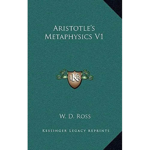 Aristotle's Metaphysics V1