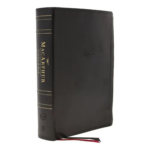 Nkjv, MacArthur Study Bible, 2nd Edition, Leathersoft, Black, Indexed, Comfort Print: Unleashing God's Truth One Verse at a Time