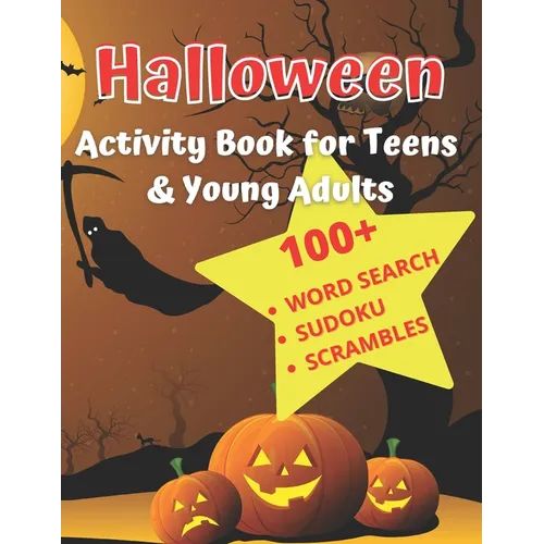 Halloween Activity Book For Teens & Young Adults: A Fall Festival Puzzle Book