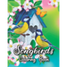 Songbirds Coloring Book: 50 Beautiful Birds Coloring Book Featuring Cute Songbirds, Beautiful Flowers and Relaxing Wildlife Scenes - An Adult C