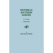 Historical Southern Families. in 23 Volumes. Volume XIII