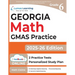 Georgia Milestones Assessment System Test Prep: 6th Grade Math Practice Workbook and Full-length Online Assessments: GMAS Study Guide