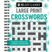 Brain Games - Large Print Crosswords: Unwind and Test Your Problem-Solving Skills Easy to Read, Fun to Solve Gift for Adults & Seniors