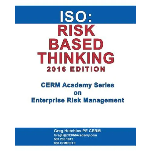 ISO: Risk Based Thinking 2016 Edition