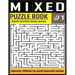Mixed Puzzle Book: Mixed Activity Puzzle Book Series for Adults With Solutions - Sudoku, Crossword, Word Search, Word Scramble, Missing V