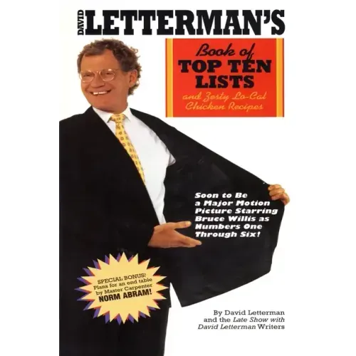 David Letterman's Book of Top Ten Lists: and Zesty Lo-Cal Chicken Recipes