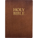 Kjver Holy Bible, Large Print, Acorn Bonded Leather, Thumb Index