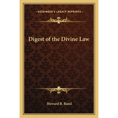 Digest of the Divine Law
