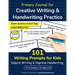 Primary Journal with 101 Writing Prompts for Kids: Creative Writing and Handwriting Practice Workbook for Elementary School Grades 1,2,3 & Kindergarte