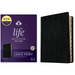NKJV Life Application Study Bible, Third Edition, Large Print (Bonded Leather, Black, Indexed, Red Letter)
