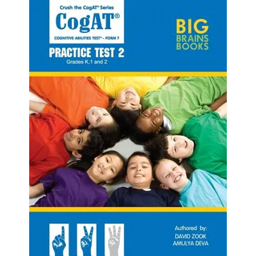 Crush the CogAT: Form 7 Practice Test 2 (Grades K, 1, and 2)