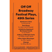 Off Off Broadway Festival Plays, 49th Series