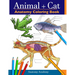 Animal & Cat Anatomy Coloring Book: 2-in-1 Compilation Incredibly Detailed Self-Test Veterinary & Feline Anatomy Color workbook