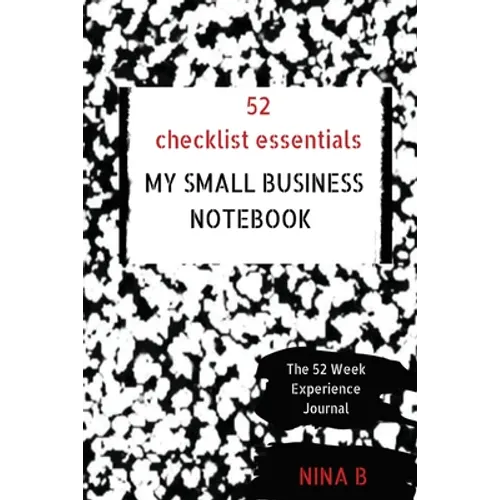 52 Checklist Essentials My Small Business Notebook