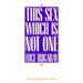This Sex Which Is Not One