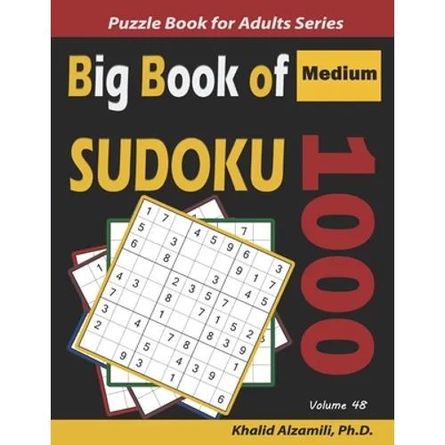 Big Book of Sudoku: 1000 Medium Puzzles