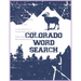 Colorado Word Search: Novelty Gift about the Colorful State for Puzzle Book Enthusiast