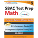 SBAC Test Prep: 8th Grade Math Common Core Practice Book and Full-length Online Assessments: Smarter Balanced Study Guide With Performance Task (PT) a