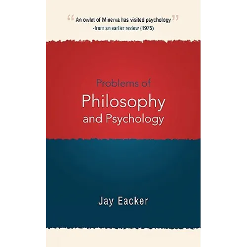 Problems of Philosophy and Psychology