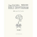 Large Print Edition Puzzle Book 2 Bible Cryptogram: Large Print Christian Cryptograms, Bible Cryptograms, Cryptogram Puzzle Book With Bible Verses