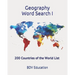 Geography Word Search: 200 Countries of the World List