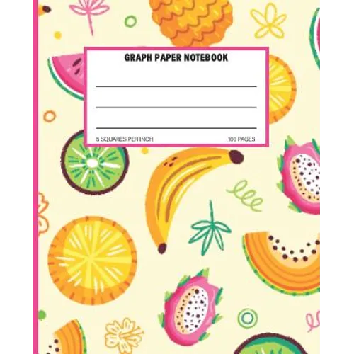 Graph Paper Notebook: Quad Ruled Grid Paper Math and Science Composition Notebook 100 Sheets 5 Squares Per Inch