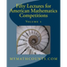 Fifty Lectures for American Mathematics Competitions: Volume 1