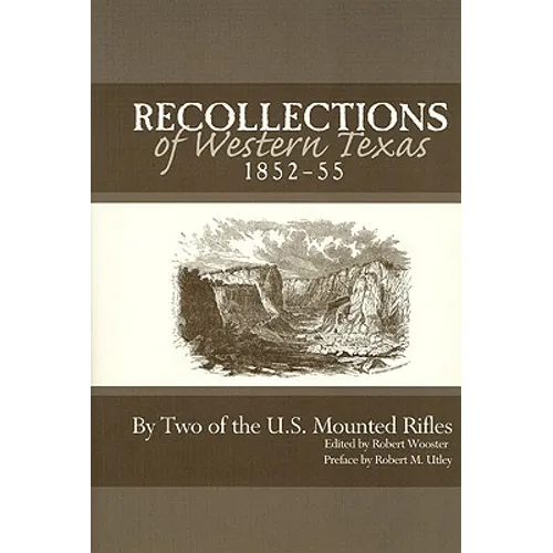 Recollections of Western Texas, 1852-55