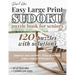 David Karn Easy Large Print Sudoku Puzzle Book for Seniors: 120 Puzzles With Solutions - Improve your memory, delay dementia, reduce risk of Alzheimer