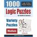 Logic Puzzles For Adults & Seniors: 1000 Medium Variety Puzzles