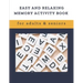 Easy and Relaxing memory activity book for adults & seniors: Extra large print word search puzzle book for grandma grandpa seniors and adults, Fun Gam